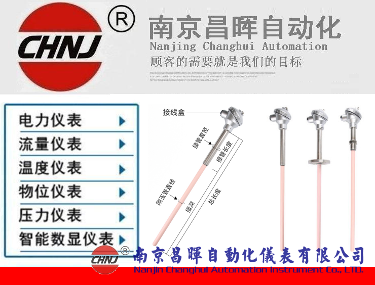 鉑銠熱電偶溫度傳感器/變送器WRP/WRR/WRQ